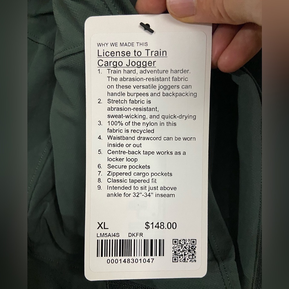 NWT Lululemon License to Train Cargo Jogger - Picture 6 of 6